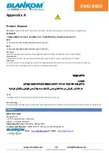 Preview for 19 page of Irenis BLANKOM EMU 8600 Quick Start Manual