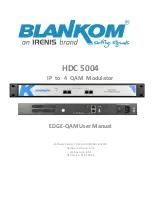 Irenis BLANKOM HDC 5004 User Manual preview