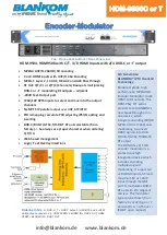 Irenis BLANKOM HDM-9500C Manual preview