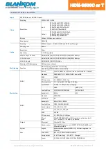 Preview for 2 page of Irenis BLANKOM HDM-9500C Manual