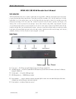 Preview for 1 page of Irenis HDE-265 User Manual