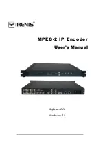 Irenis MPE-2000 User Manual preview