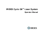 Iridex Cyclo G6 Operator'S Manual preview