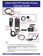 Iridium 9522-P Quick Start Manual preview