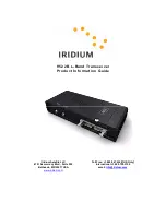 Preview for 1 page of Iridium 9522B Product Information Manual