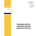 Iridium ICHU1000 Installation Manual preview