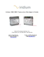 Iridium SBD9602 Developer'S Manual preview