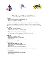 Preview for 3 page of Iridium YB3 Rental Tracker Basic Instruction Manual