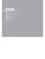 Preview for 36 page of irinox ICY L Use And Maintenance Instructions