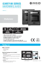 Preview for 1 page of IRIS ID IrisAccess iCAM7100 Series Hardware Manual