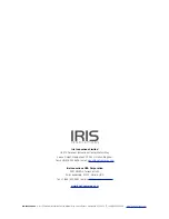 Предварительный просмотр 20 страницы Iris Innovations IRIS404 Basic Operation Manual