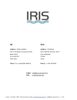 Предварительный просмотр 16 страницы Iris Innovations IRIS490 User Manual