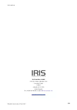 Предварительный просмотр 20 страницы Iris Innovations IRISx460 Quick Start Manual