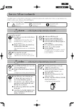 Предварительный просмотр 2 страницы Iris Ohyama IC-SLDC7 User Manual