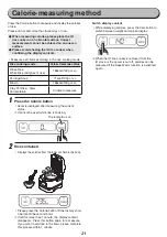 Предварительный просмотр 21 страницы Iris Ohyama RC-ID31 User Manual