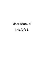 IRIS Alfa L User Manual preview