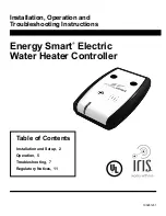 IRIS Energy Smart ES2H40HD045V Installation, Operation And Troubleshooting Instructions preview