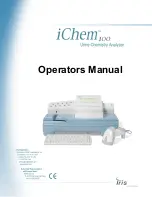 IRIS iChem 100 Operator'S Manual предпросмотр