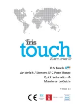 Предварительный просмотр 1 страницы IRIS Touch 4 NG Series Quick Installation & Maintenance Manual