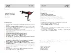 Preview for 2 page of IRIT IR-3135 Manual Instruction