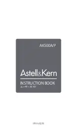 Предварительный просмотр 45 страницы IRiver Astell & Kern AK500A Instruction Book