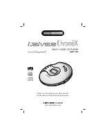 IRiver ChromeX iMP-150 User Manual preview