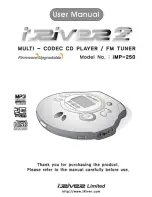 IRiver iMP-250 User Manual предпросмотр