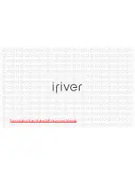 Предварительный просмотр 8 страницы IRiver MPlayer User Manual