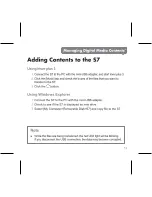 Preview for 15 page of IRiver Simple S7 User Manual