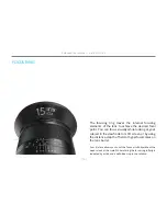 Предварительный просмотр 10 страницы Irix 15 mm f/2.4 Extended User Manual