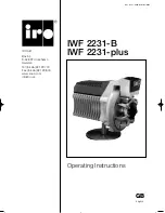 Preview for 1 page of IRO IWF 2231-B Operating Instructions Manual