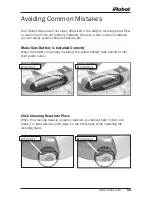 Preview for 19 page of iRobot Cleaning System Owner'S Manual