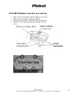 Предварительный просмотр 63 страницы iRobot Roomba 510 Service Manual