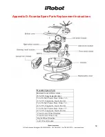 Предварительный просмотр 64 страницы iRobot Roomba 510 Service Manual