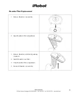 Предварительный просмотр 70 страницы iRobot Roomba 510 Service Manual