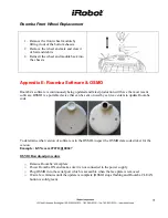 Предварительный просмотр 71 страницы iRobot Roomba 510 Service Manual