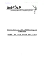 iRobot Roomba Discovery 4 Series Servicing And Repair Manual предпросмотр