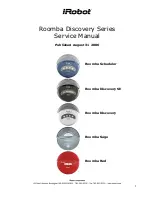 iRobot Roomba Discovery Service Manual preview