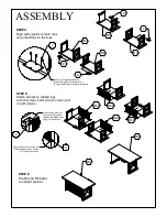 Предварительный просмотр 5 страницы Iron Age Office CARRUCA DOGBONE WORKSTATION Assembly Instructions Manual