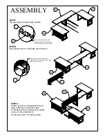 Предварительный просмотр 6 страницы Iron Age Office CARRUCA DOGBONE WORKSTATION Assembly Instructions Manual