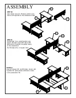 Предварительный просмотр 7 страницы Iron Age Office CARRUCA DOGBONE WORKSTATION Assembly Instructions Manual