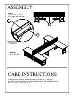 Предварительный просмотр 8 страницы Iron Age Office CARRUCA DOGBONE WORKSTATION Assembly Instructions Manual