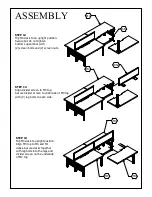 Preview for 8 page of Iron Age Office FORTIS 4 PERSON L-SHAPE WORKSTATION Assembly Instructions Manual