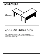 Preview for 6 page of Iron Age Office FORTIS L-SHAPE Assembly Instructions Manual