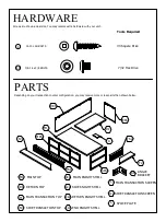 Предварительный просмотр 2 страницы Iron Age Office KNIGHT RECEPTION Assembly Instructions