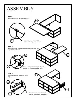 Предварительный просмотр 4 страницы Iron Age Office KNIGHT RECEPTION Assembly Instructions