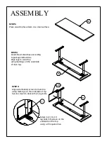 Предварительный просмотр 4 страницы Iron Age Office KNIGHT SINGLE DESK Assembly Instructions Manual