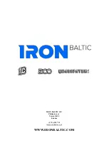 Preview for 33 page of Iron Baltic 88.1000 Manual