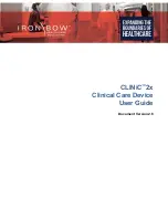 Iron Bow CLINiC 2x User Manual preview