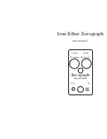 Iron Ether Xerograph User Manual preview